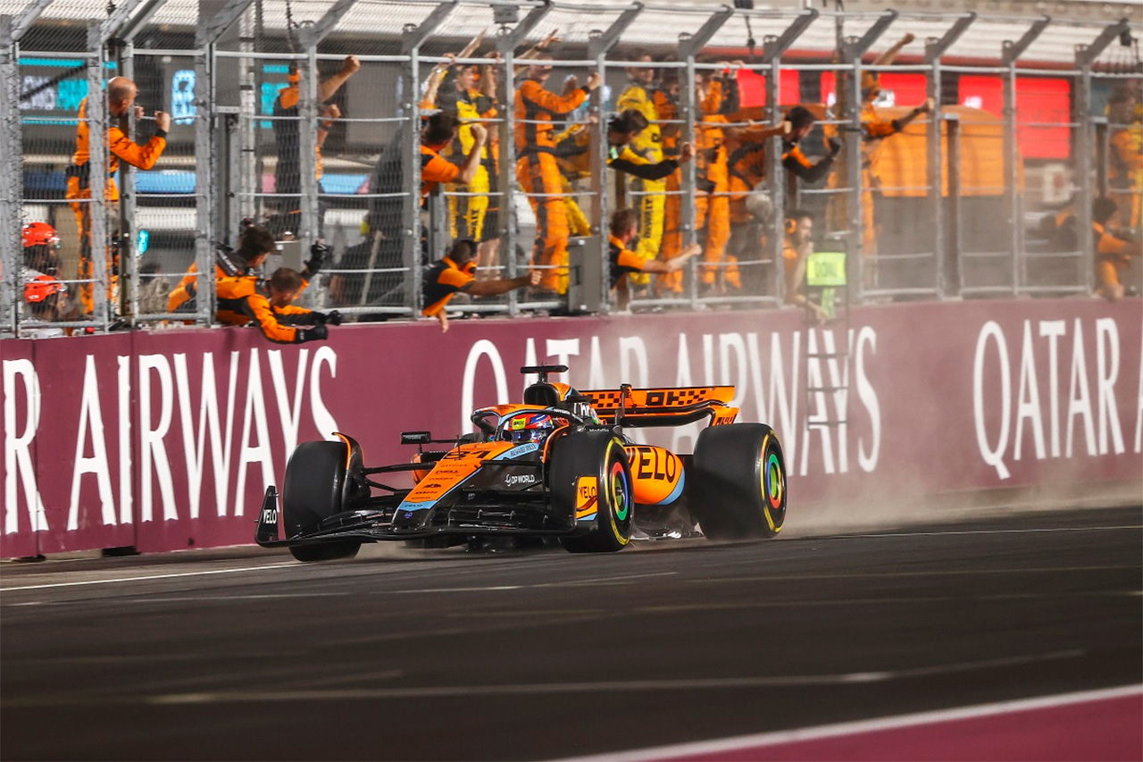 オスカー・ピアストリ 2023 カタールグランプリ スプリント F1初勝利