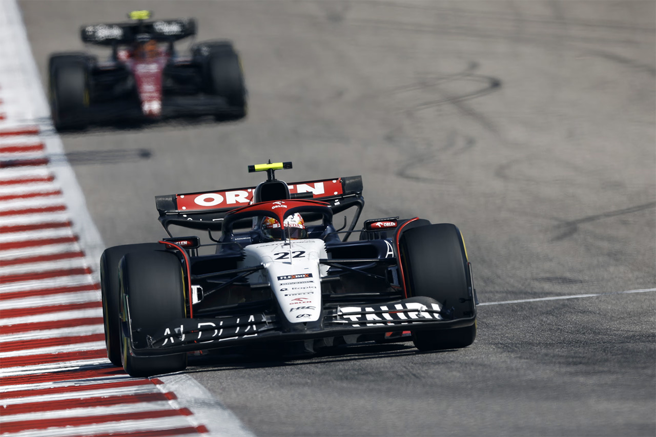 2023年 F1アメリカGP 決勝 角田裕毅