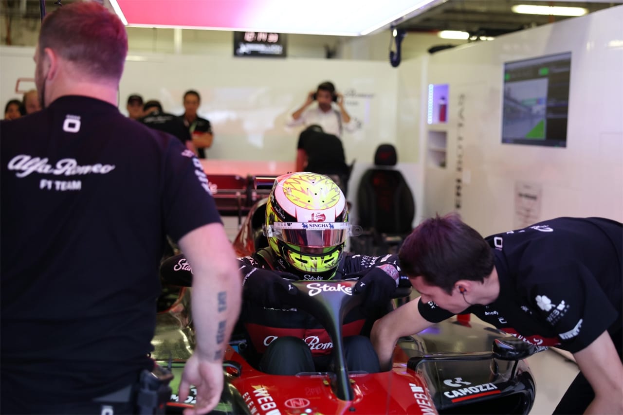 テオ・プルシェール アルファロメオ・レーシング F1 メキシコグランプリ