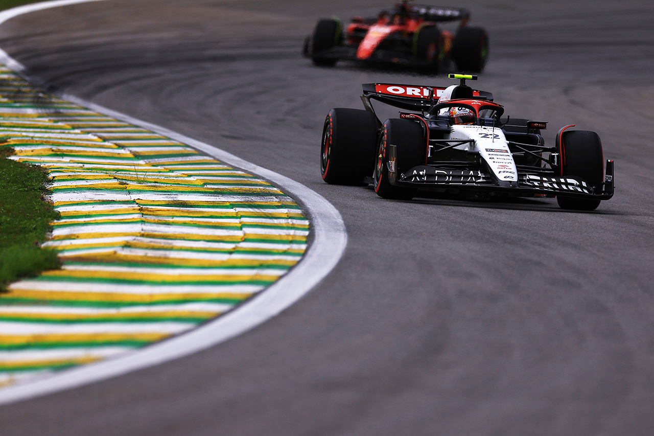 角田裕毅 F1 ブラジルグランプリ スクーデリア・アルファタウリ