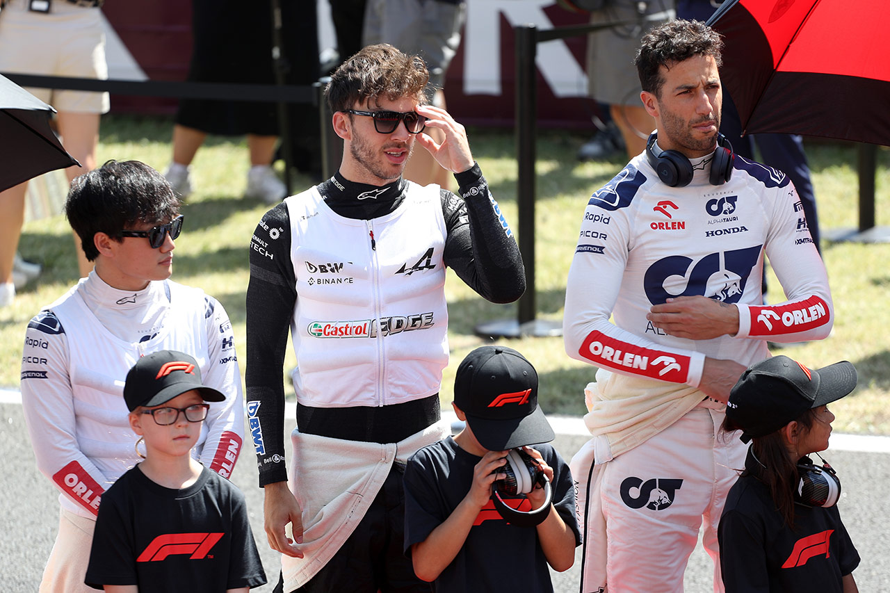 角田裕毅 F1 ピエール・ガスリー