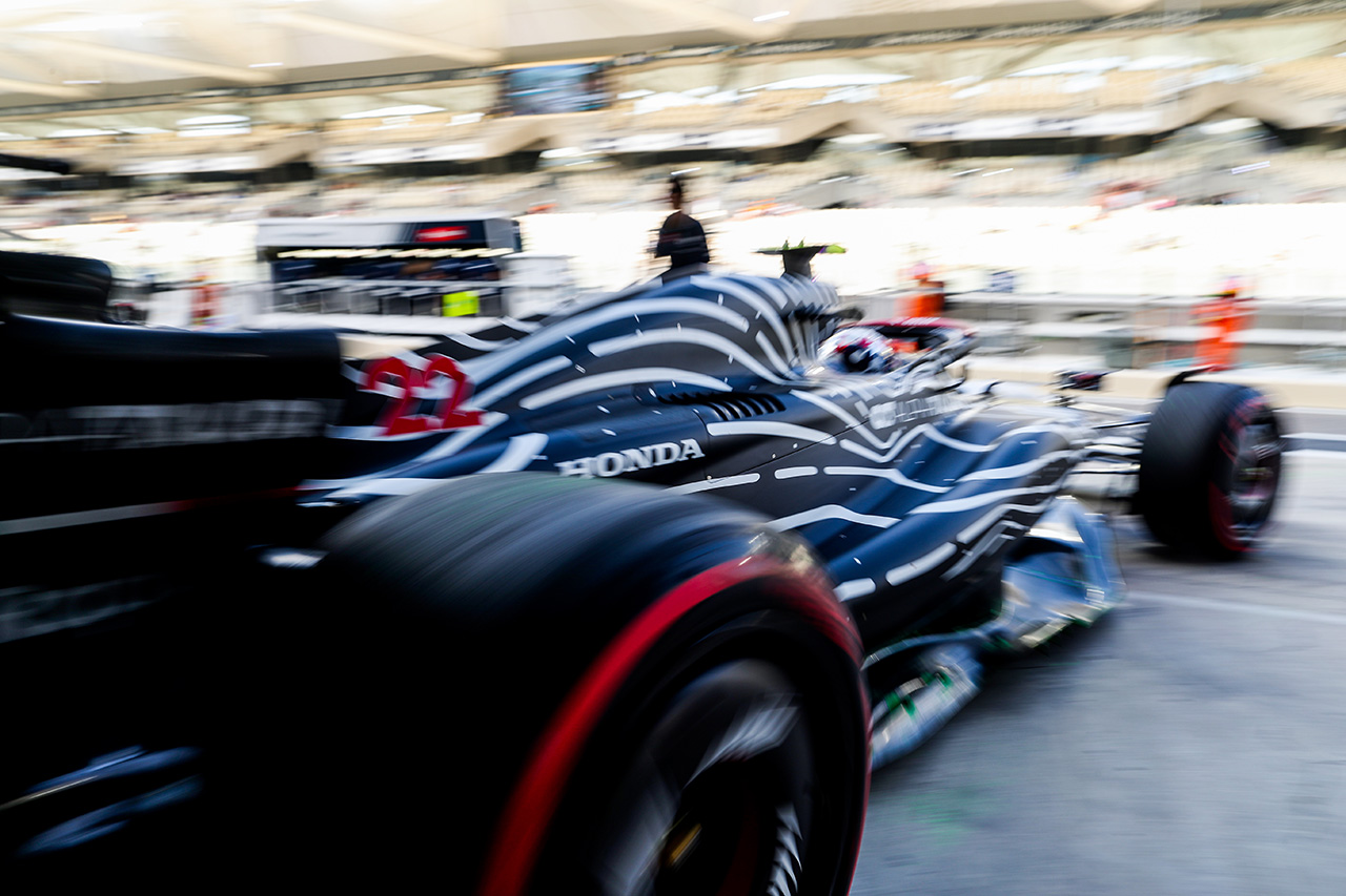 角田裕毅 F1 アブダビグランプリ