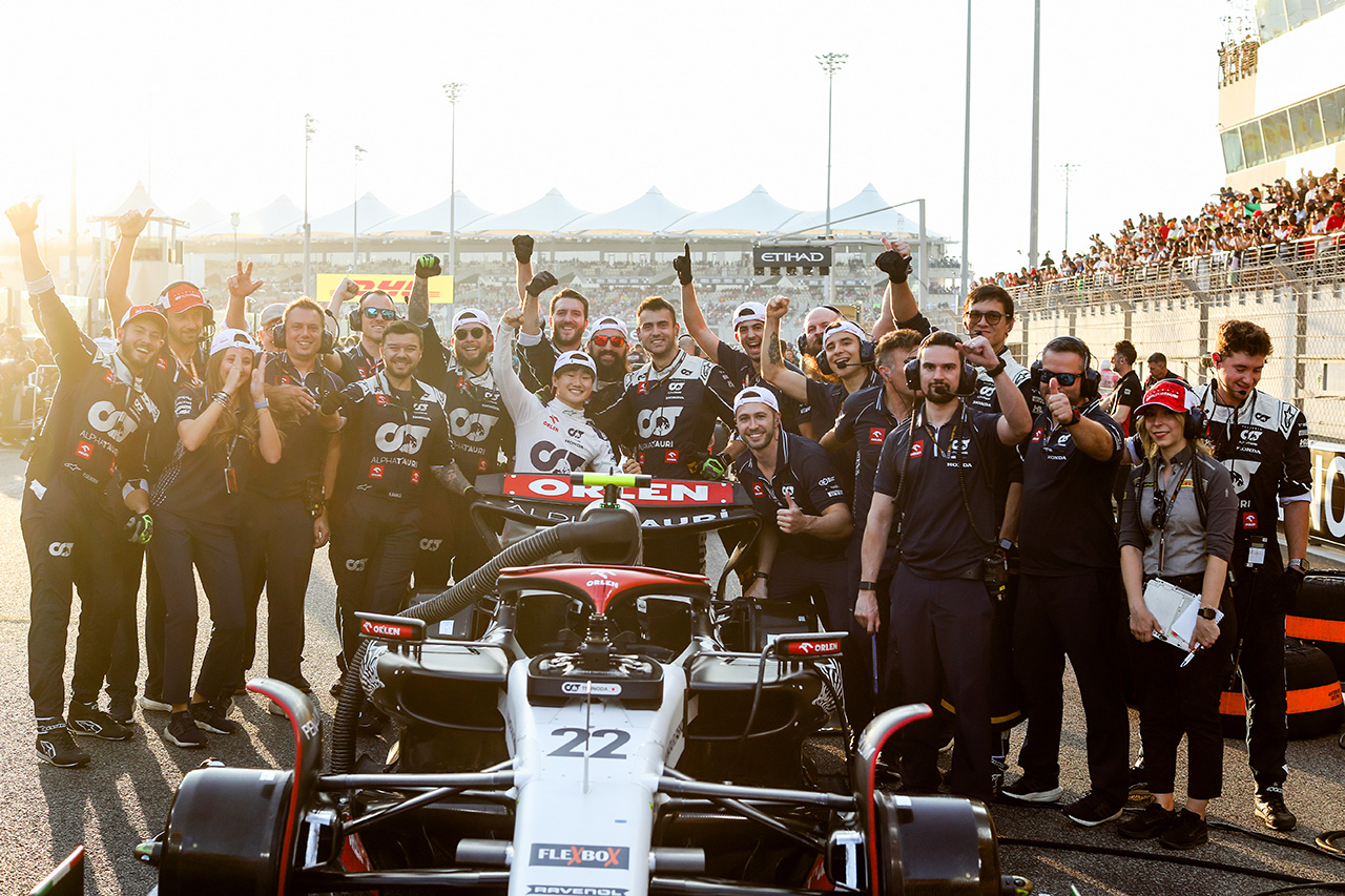 角田裕毅 F1 アブダビグランプリ