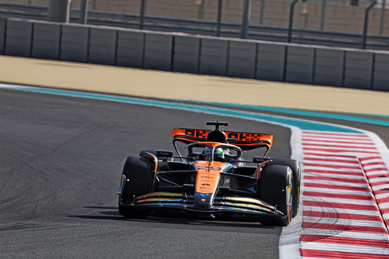 F1 アブダビテスト オワードがヤングドライバーのペースをセット