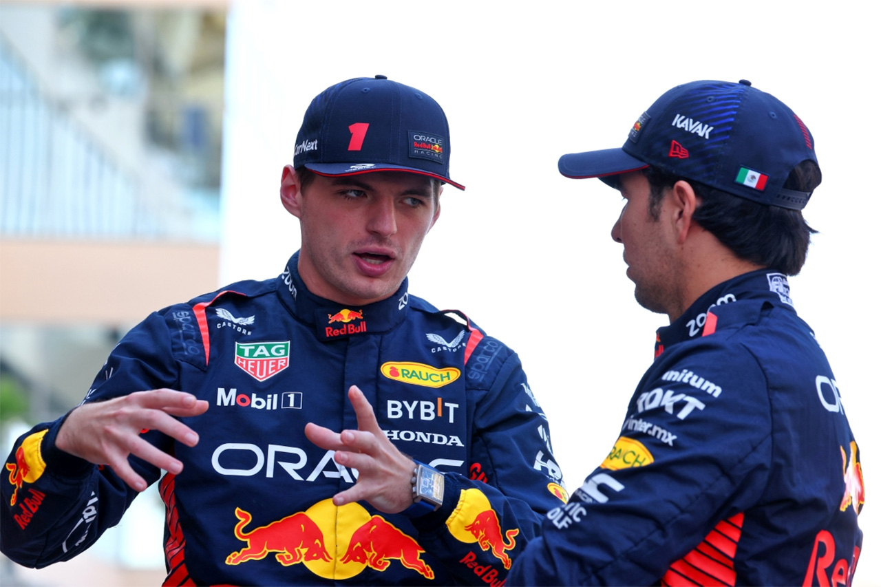 マックス・フェルスタッペンとセルジオ・ペレス レッドブル・レーシング