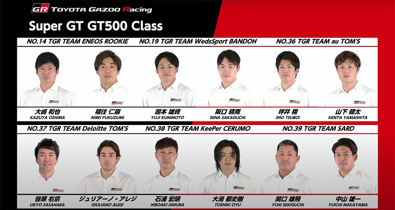 SUPER GT 2024 トヨタ