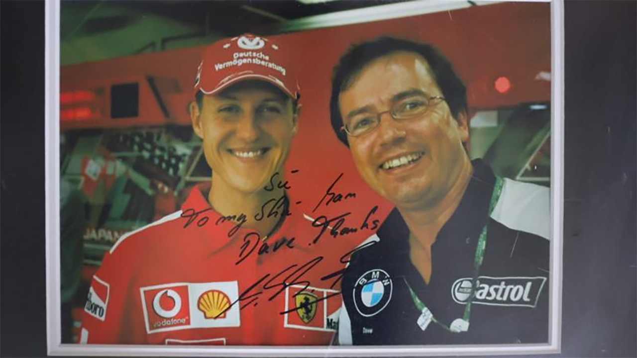 デイブ・フリーマンとミハエル・シューマッハ