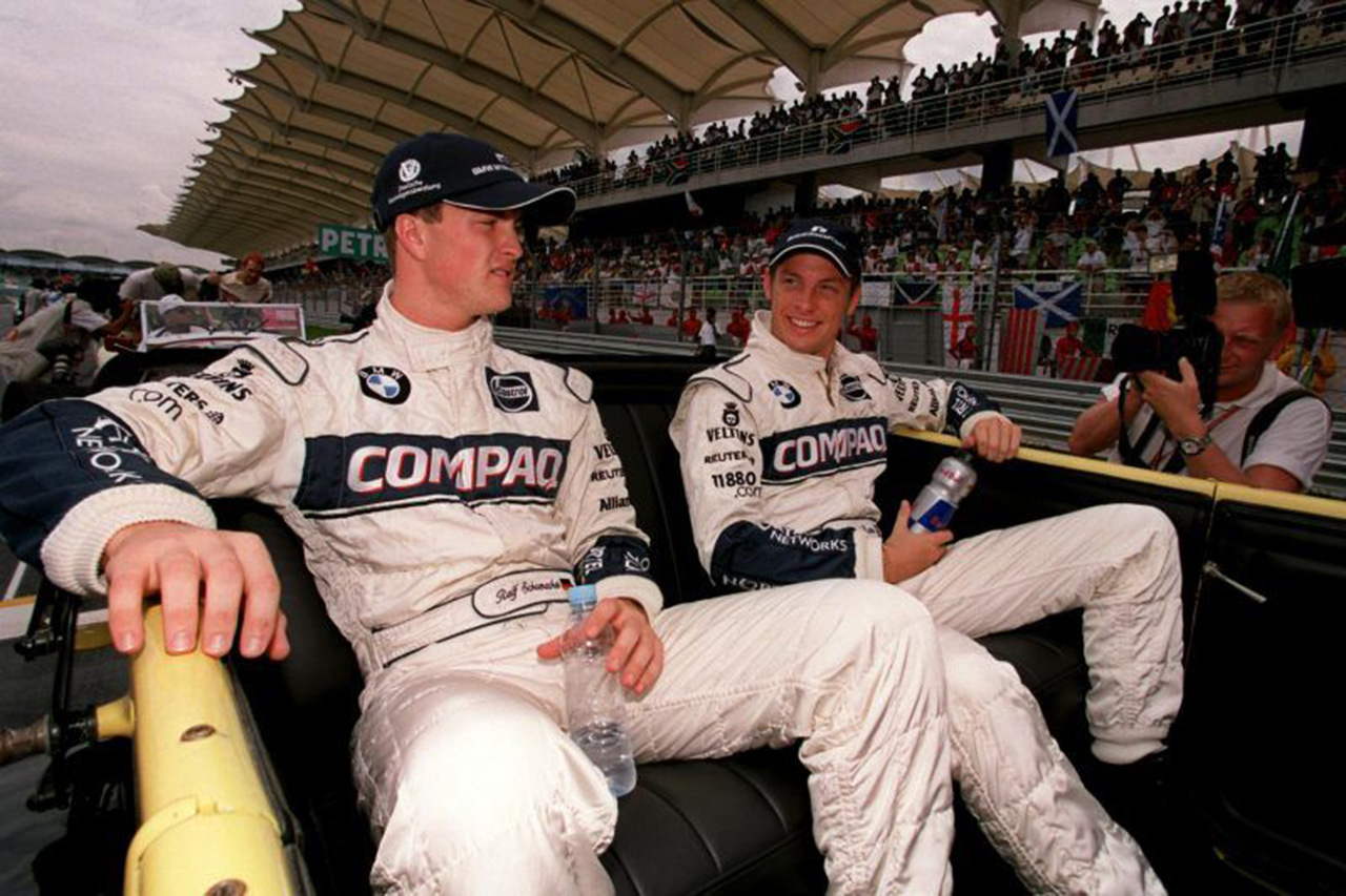 ラルフ・シューマッハとジェンソン・バトン