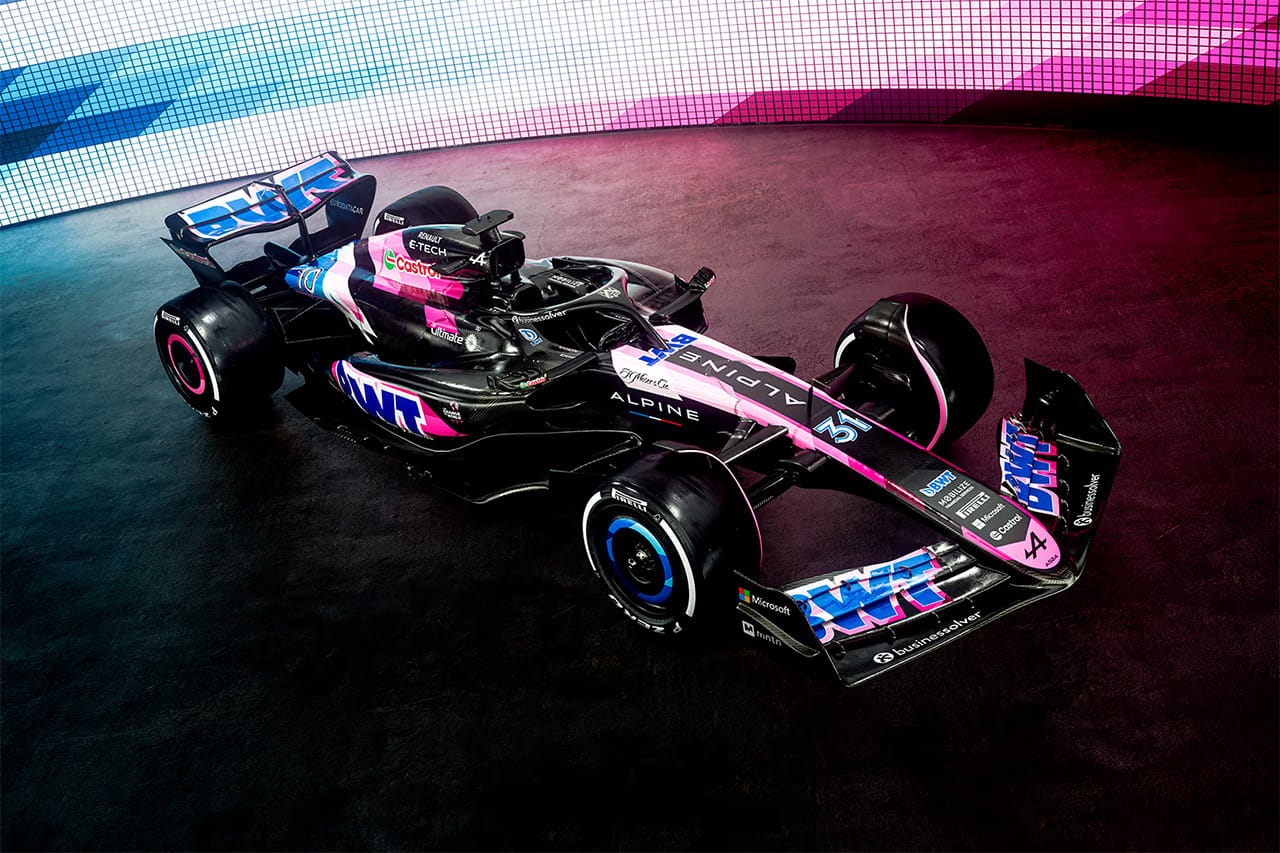 アルピーヌF1 A524 ピンク