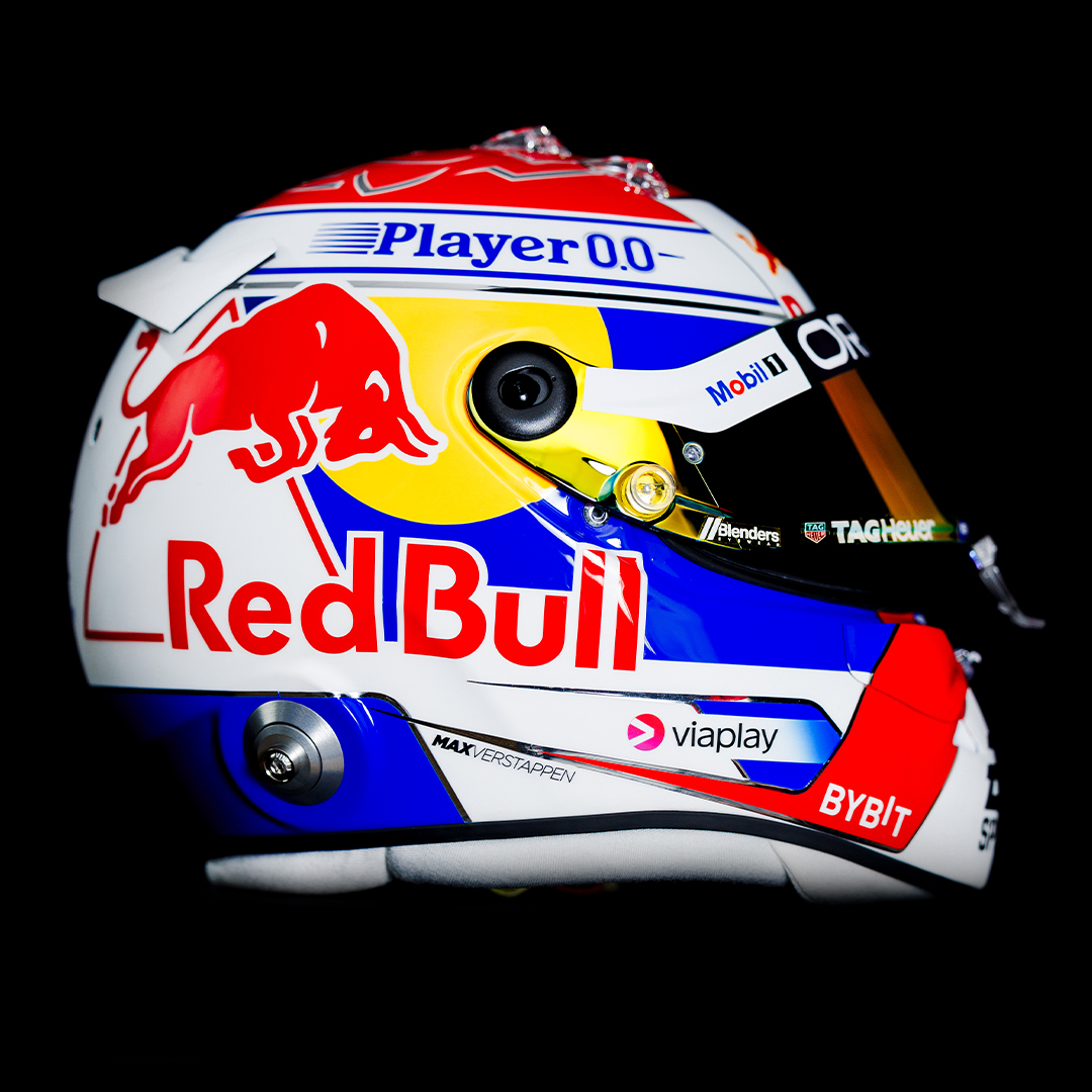 マックス・フェルスタッペン 2024年 F1ヘルメット レッドブル・レーシング