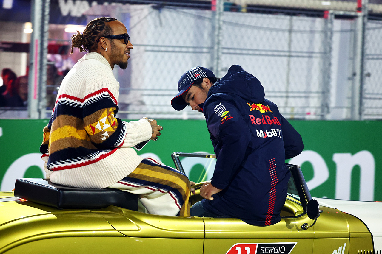 ルイス・ハミルトンとセルジオ・ペレス