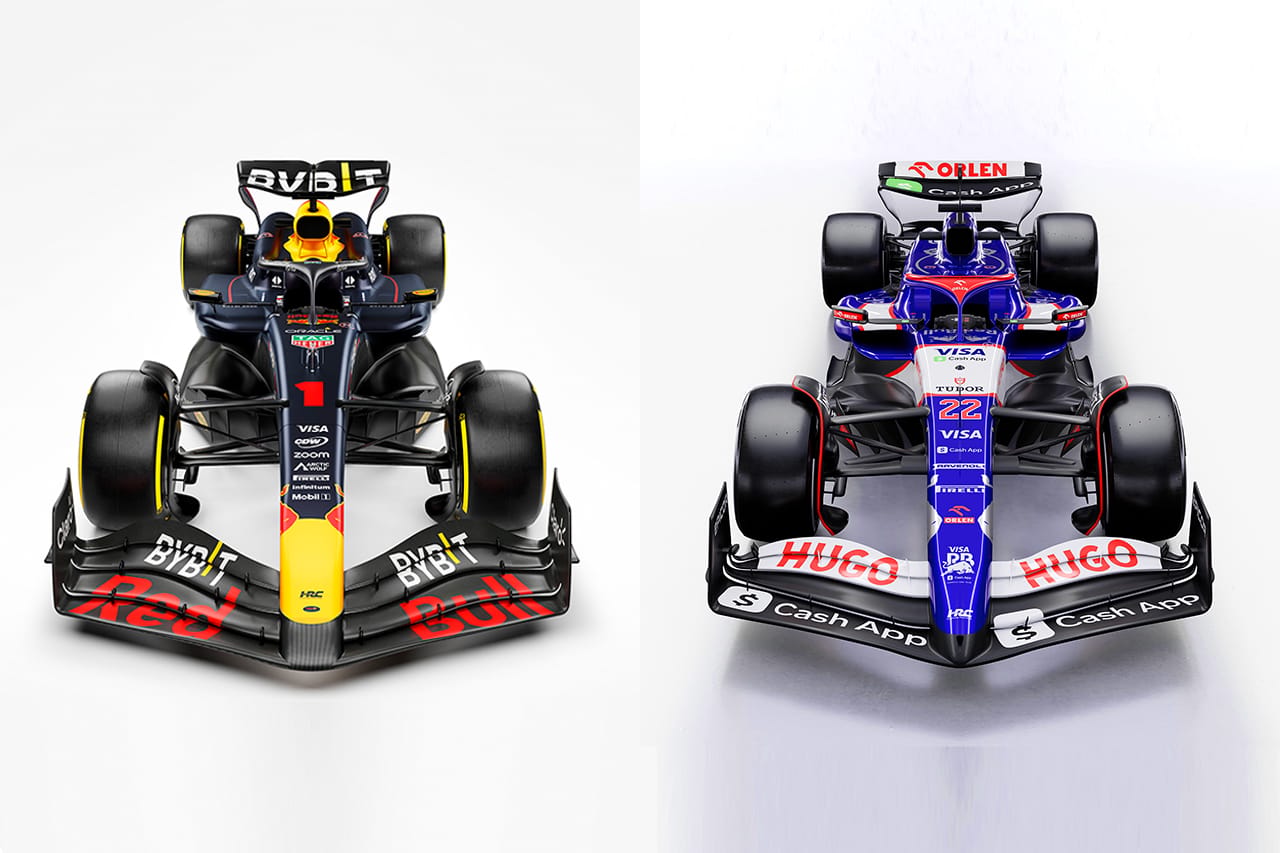 レッドブル・レーシングRB20とビザ・キャッシュアップRB VCARB01