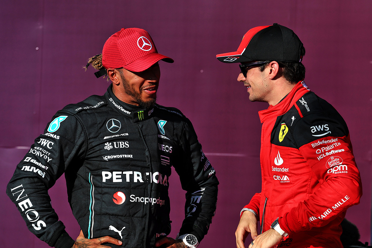 シャルル・ルクレールとルイス・ハミルトン