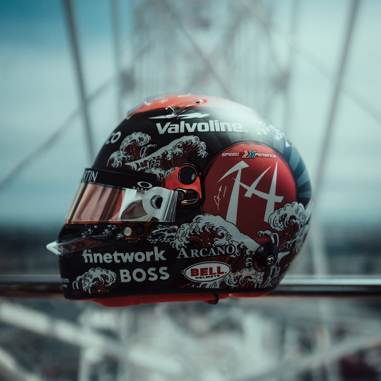 フェルナンド・アロンソ 2024年F1 日本GP ヘルメット