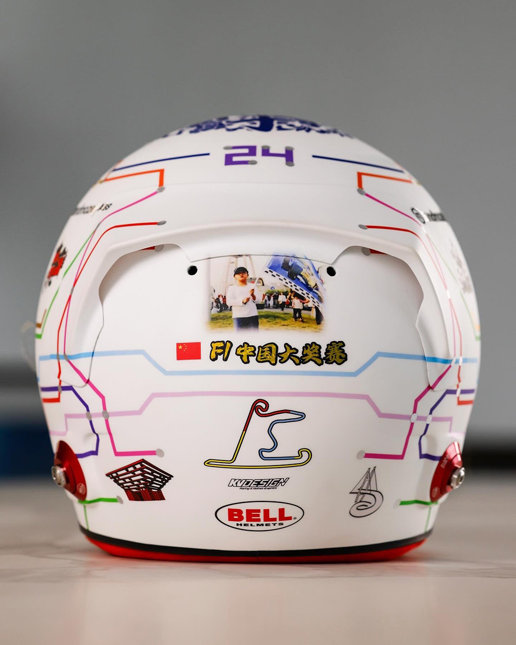周冠宇 2024年F1中国GP ヘルメット