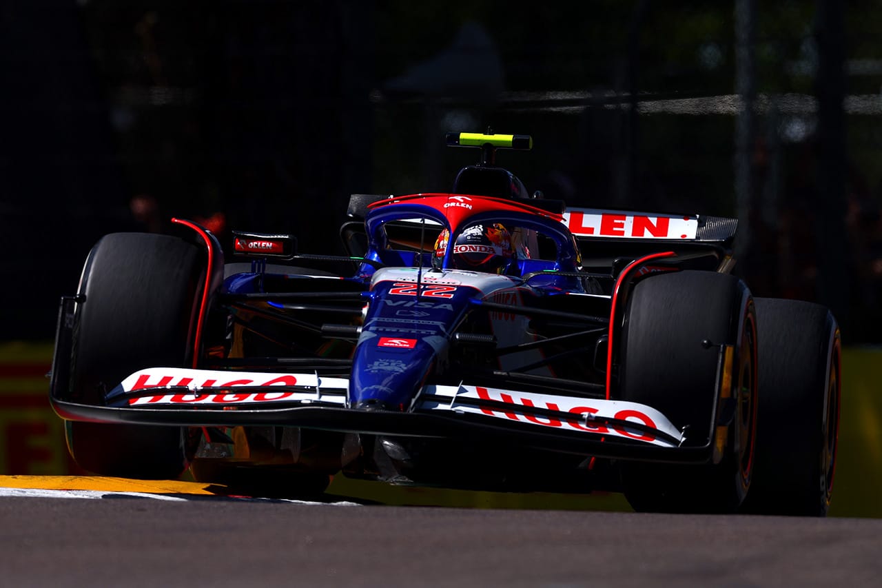 角田裕毅 エミリア・ロマーニャGP F1