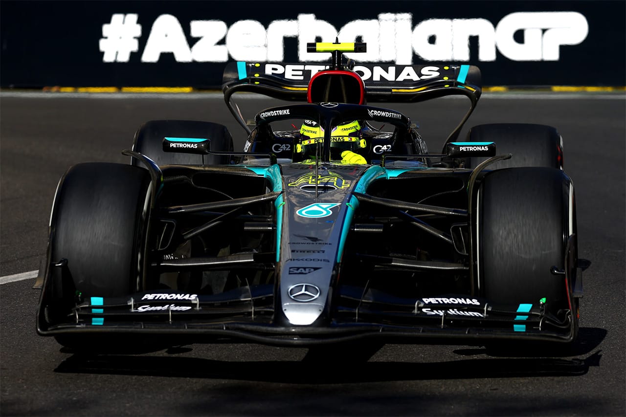2024年F1 アゼルンバイジャングランプリ ルイス・ハミルトン