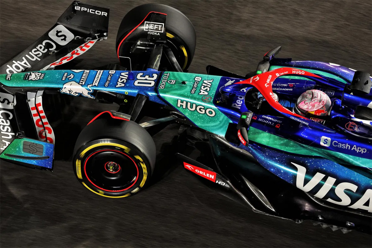 リアム・ローソン(ビザ・キャッシュアップ・RB・フォーミュラワン・チーム) F1 ラスベガスグランプリ
