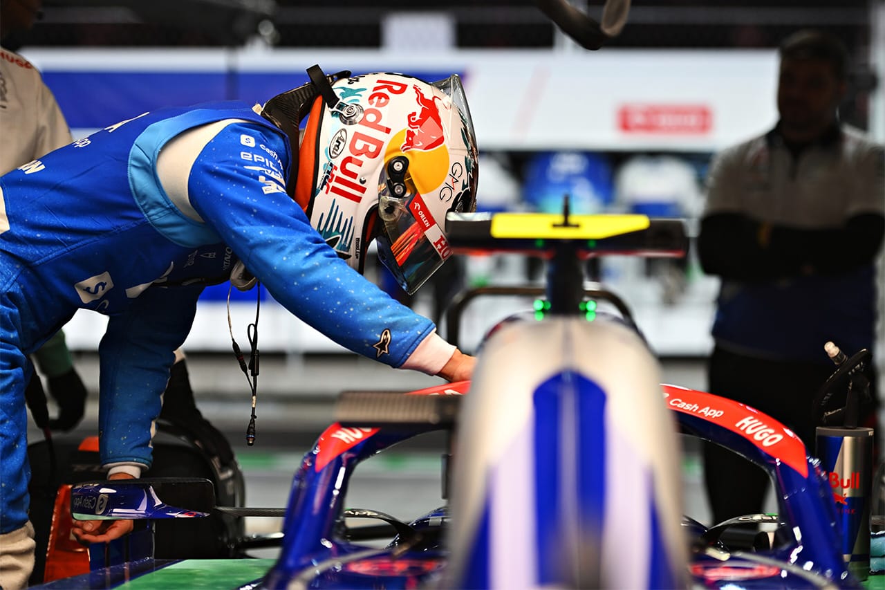 角田裕毅(ビザ・キャッシュアップ・RB・フォーミュラワン・チーム) F1 ラスベガスグランプリ