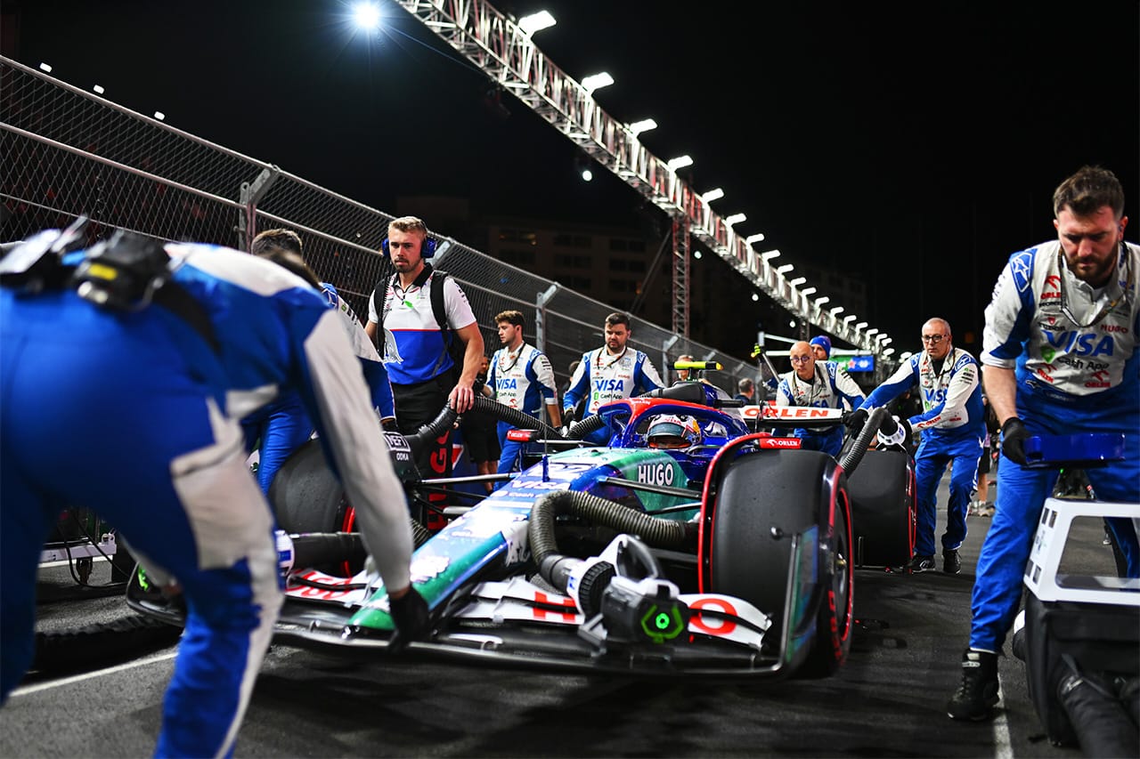 角田裕毅(ビザ・キャッシュアップ・RB・フォーミュラワン・チーム) ラスベガスGP F1