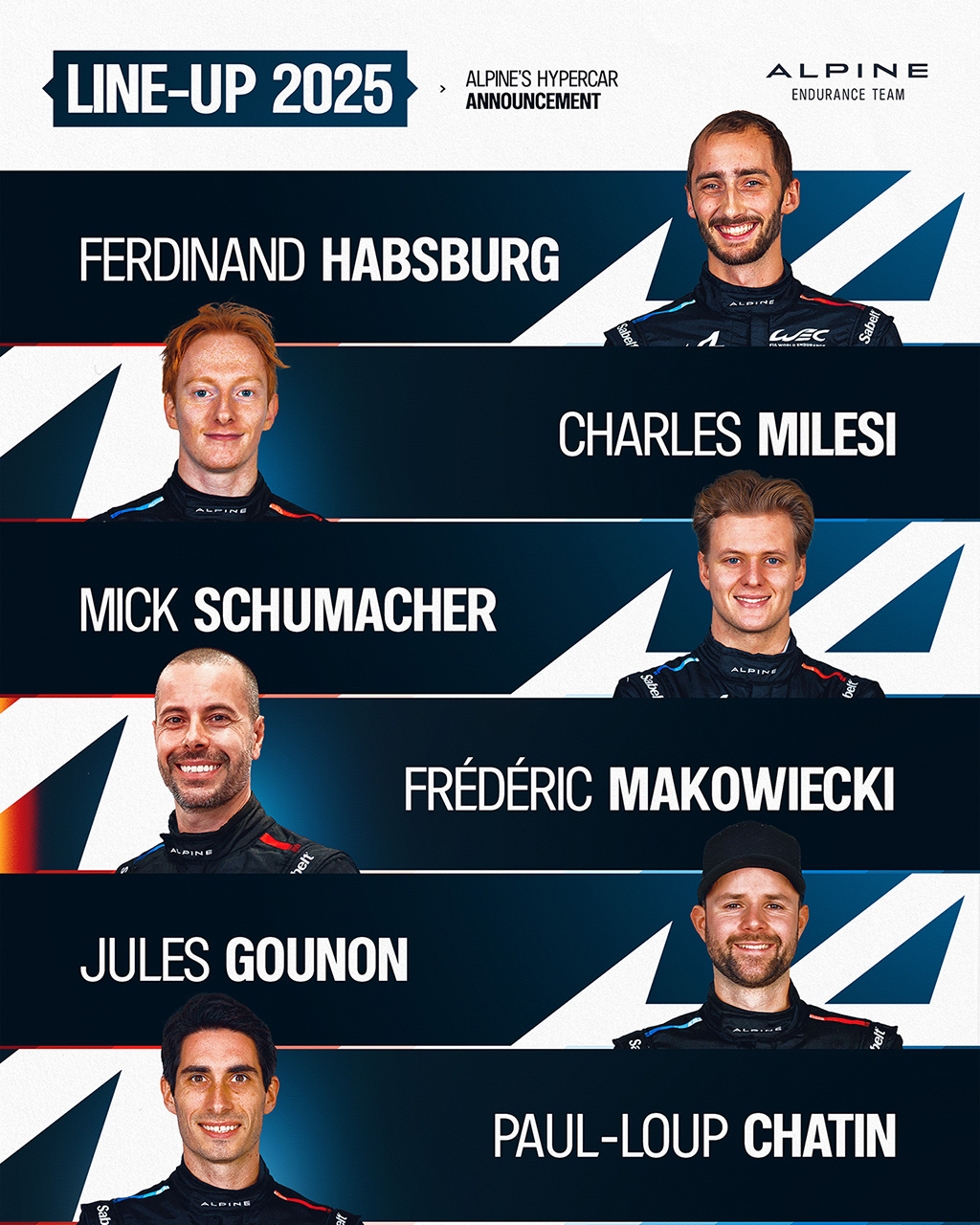 ミック・シューマッハ F1 アルピーヌ WEC(世界耐久選手権)