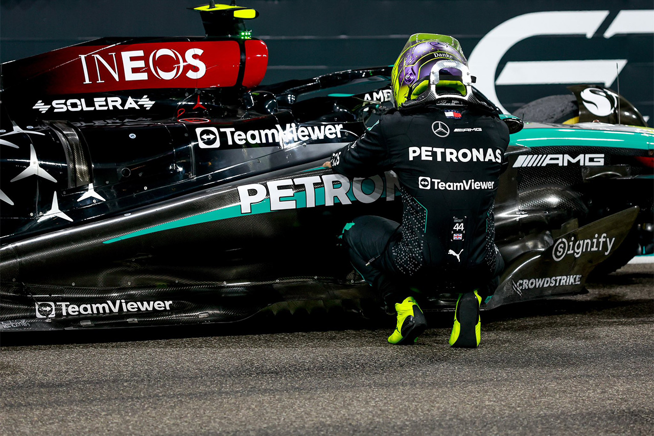 ルイス・ハミルトン(メルセデスAMG・ペトロナス・モータースポーツ) 2024年F1 アブダビGP