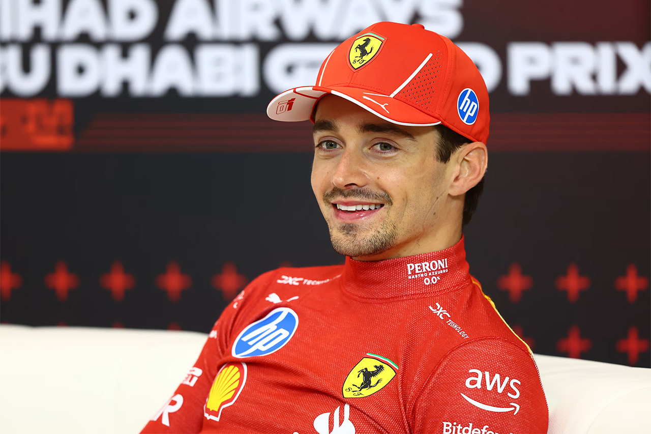 2024年F1 アブダビGP シャルル・ルクレール（スクーデリア・フェラーリ）
