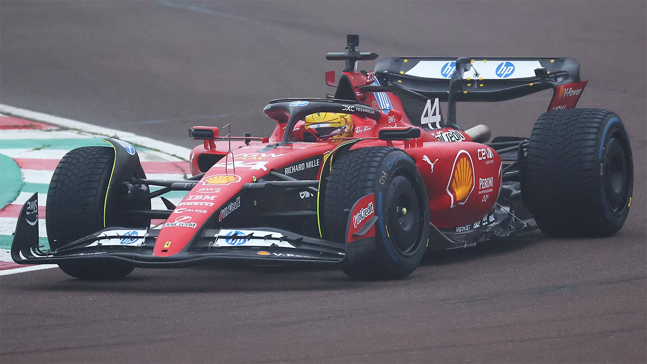 ルイス・ハミルトン フェラーリF1 初走行 フォトギャラリー(3)