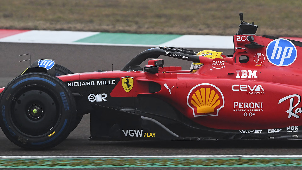ルイス・ハミルトン フェラーリF1 初走行 フォトギャラリー(3)