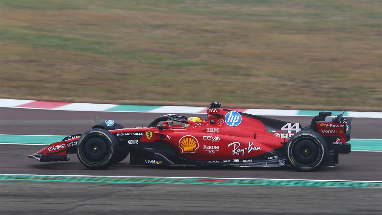 ルイス・ハミルトン フェラーリF1 初走行 フォトギャラリー(6)