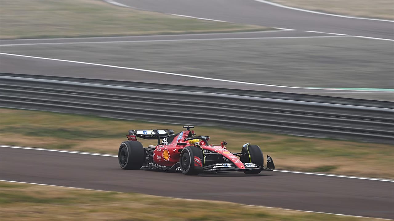 ルイス・ハミルトン フェラーリF1 初走行 フォトギャラリー(8)