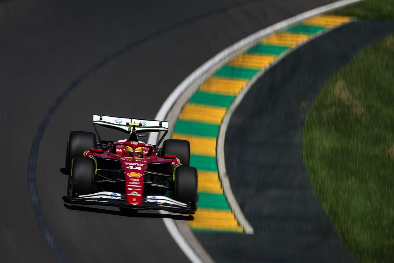 ルイス・ハミルトン(スクーデリア・フェラーリ) 2025年のF1世界選手権 オーストラリアグランプリ