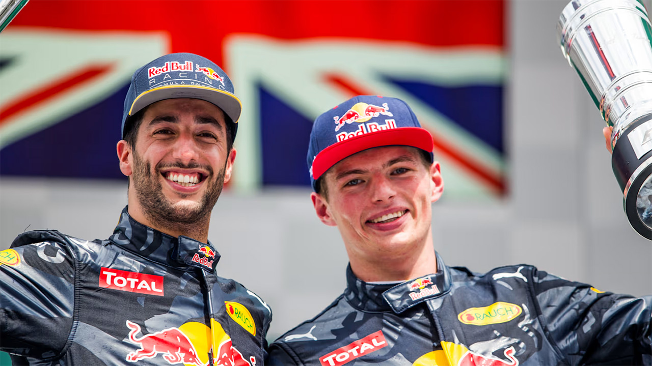 マックス・フェルスタッペンとダニエル・リカルド