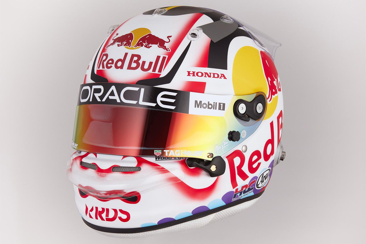 角田裕毅 F1 レッドブル 日本GP ヘルメット