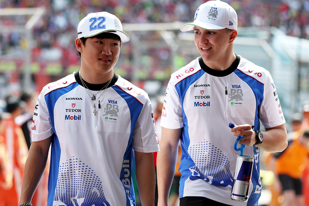 角田裕毅とアイザック・ハジャー