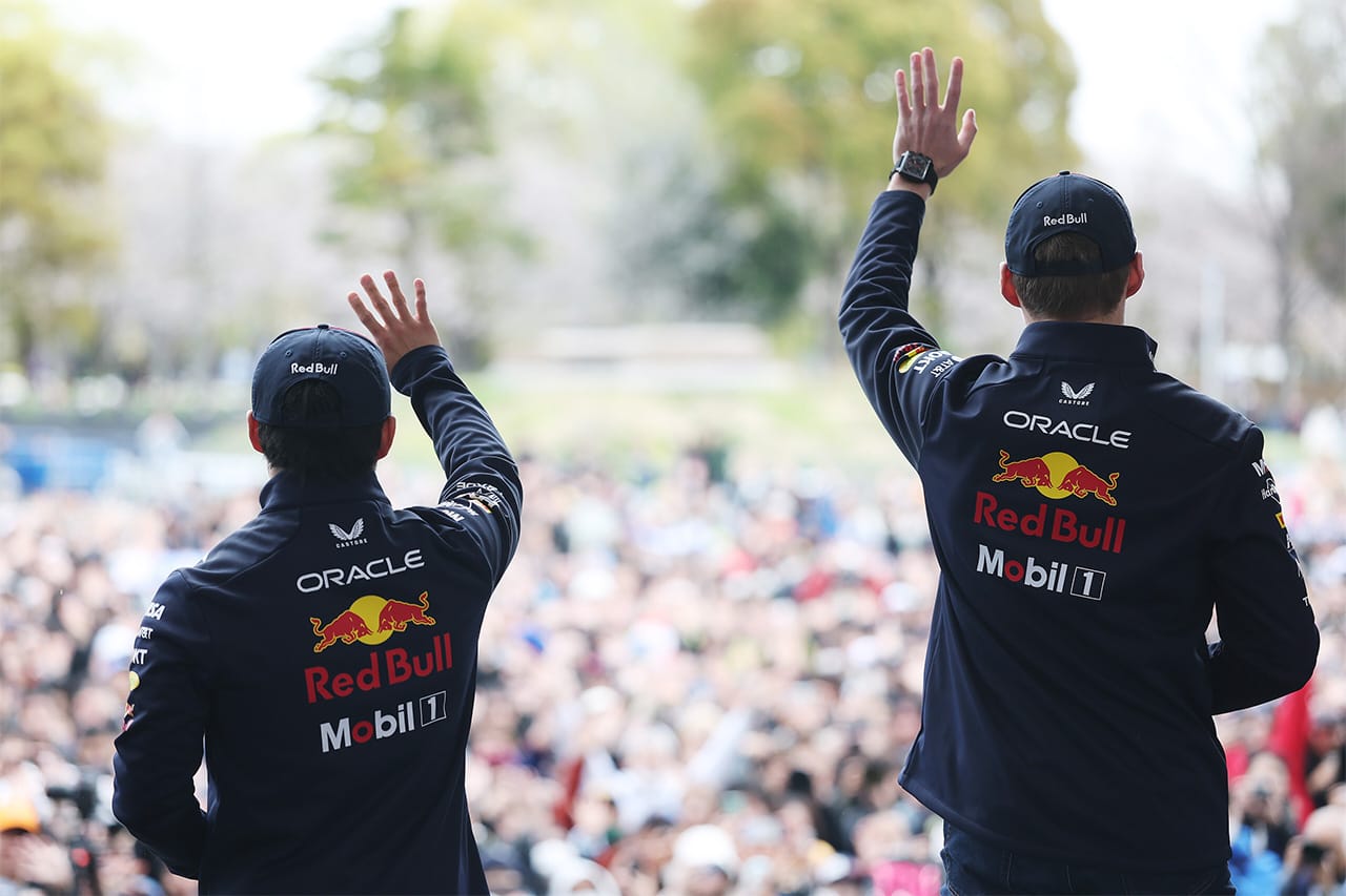 角田裕毅 レッドブル F1 マックス・フェルスタッペン