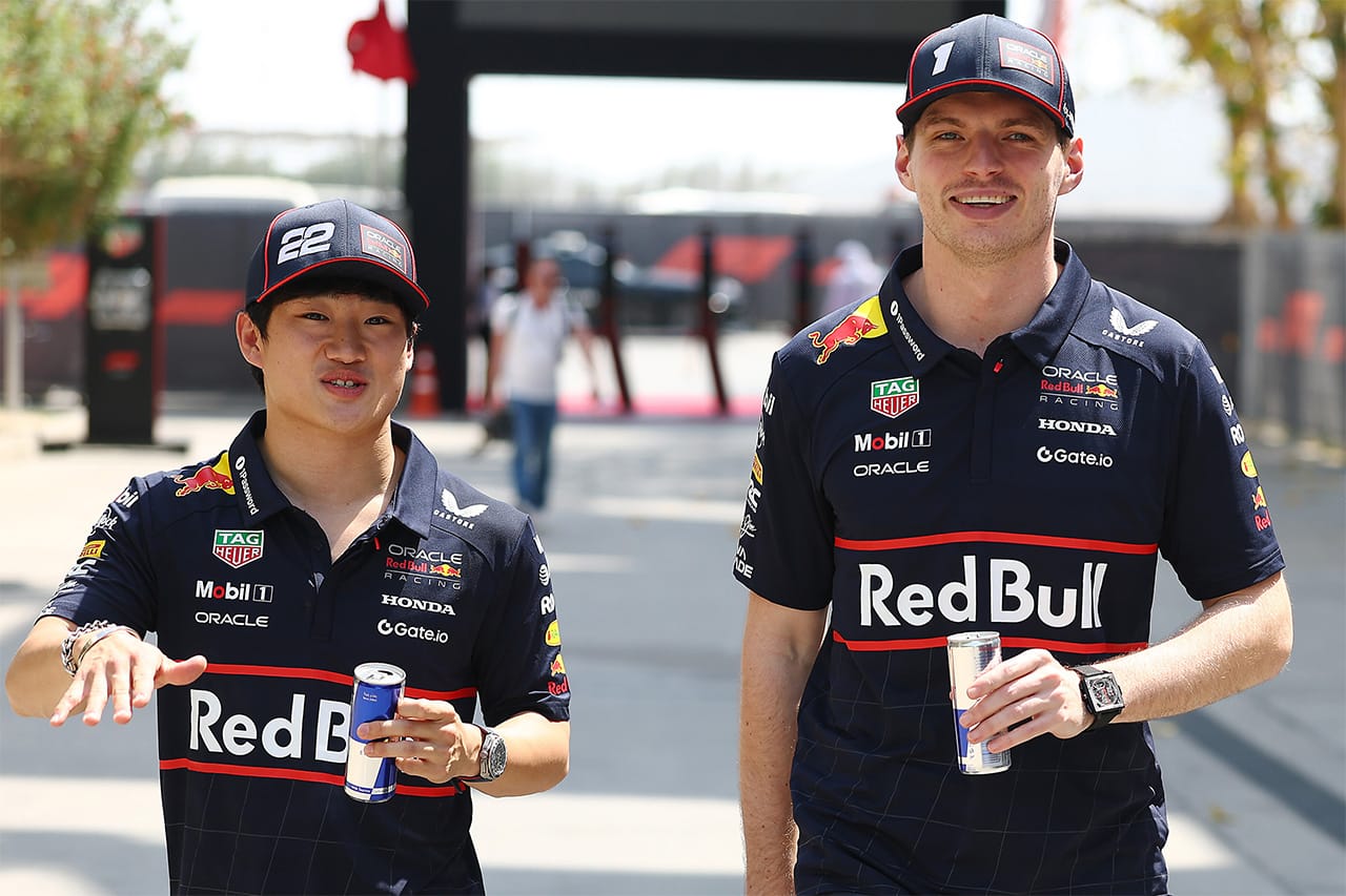 角田裕毅 レッドブル F1 フェルスタッペン