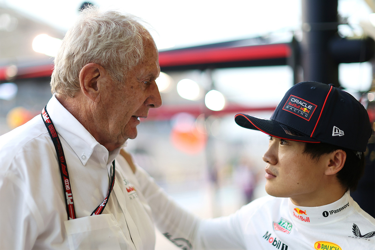 角田裕毅 レッドブル F1 ヘルムート・マルコ