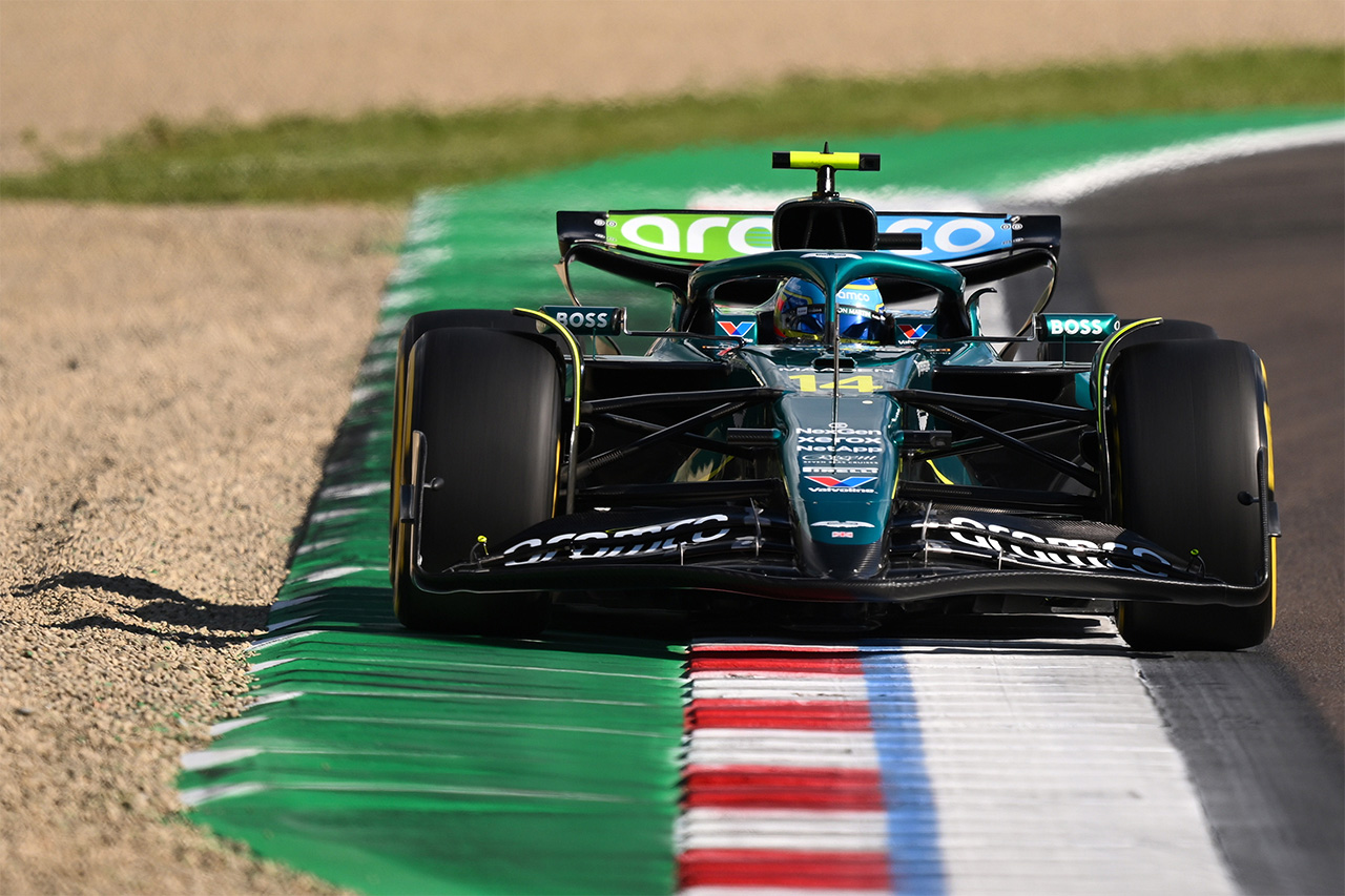エミリア・ロマーニャGP F1 フェルナンド・アロンソ アストンマーティン・コグニザント・フォーミュラワンチーム