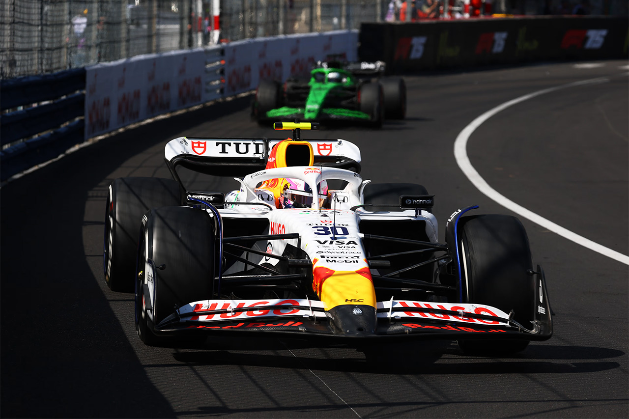 モナコGP F1 アイザック・ハジャー（ビザ・キャッシュアップ・RB・フォーミュラワン・チーム）