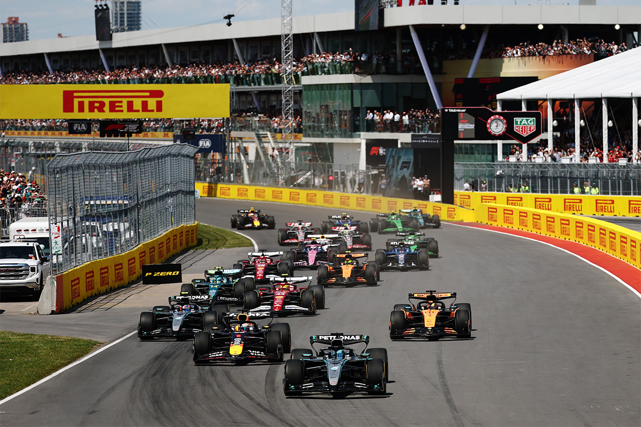 角田裕毅12位完走 2025年F1カナダグランプリ 決勝レポート ジョージ・ラッセル