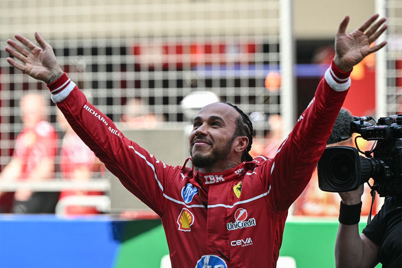 2025年のF1世界選手権 前半戦：ルイス・ハミルトン（スクーデリア・フェラーリ）
