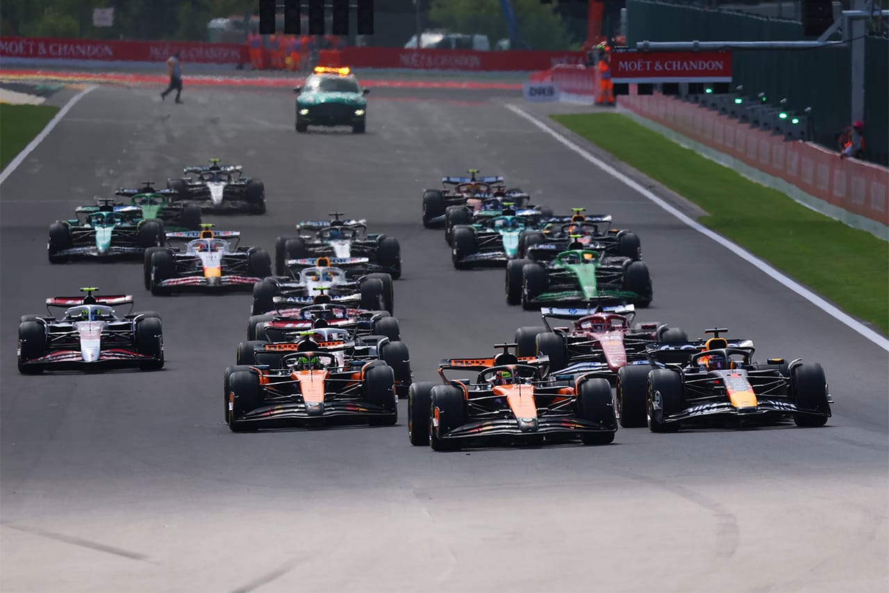 ベルギーGP F1 スプリント スタート