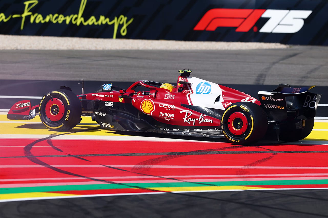 ルイス・ハミルトン(スクーデリア・フェラーリ) F1 ベルギーグランプリ