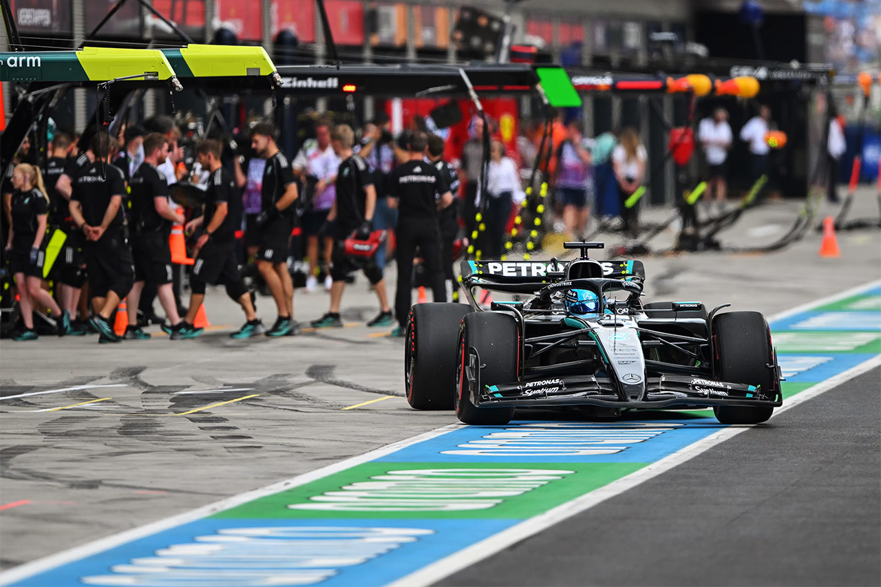 ジョージ・ラッセル(メルセデスAMG・ペトロナス・モータースポーツ) ハンガリーGP F1 ハンガリーグランプリ