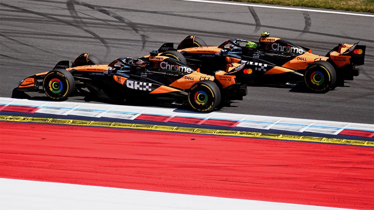 2025年のF1世界選手権前半戦を数字で振り返る：マクラーレン
