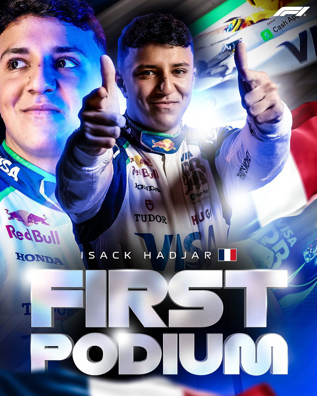 アイザック・ハジャー F1 オランダGP レーシングブルズ(ビザ・キャッシュアップ・RB・フォーミュラワン・チーム)