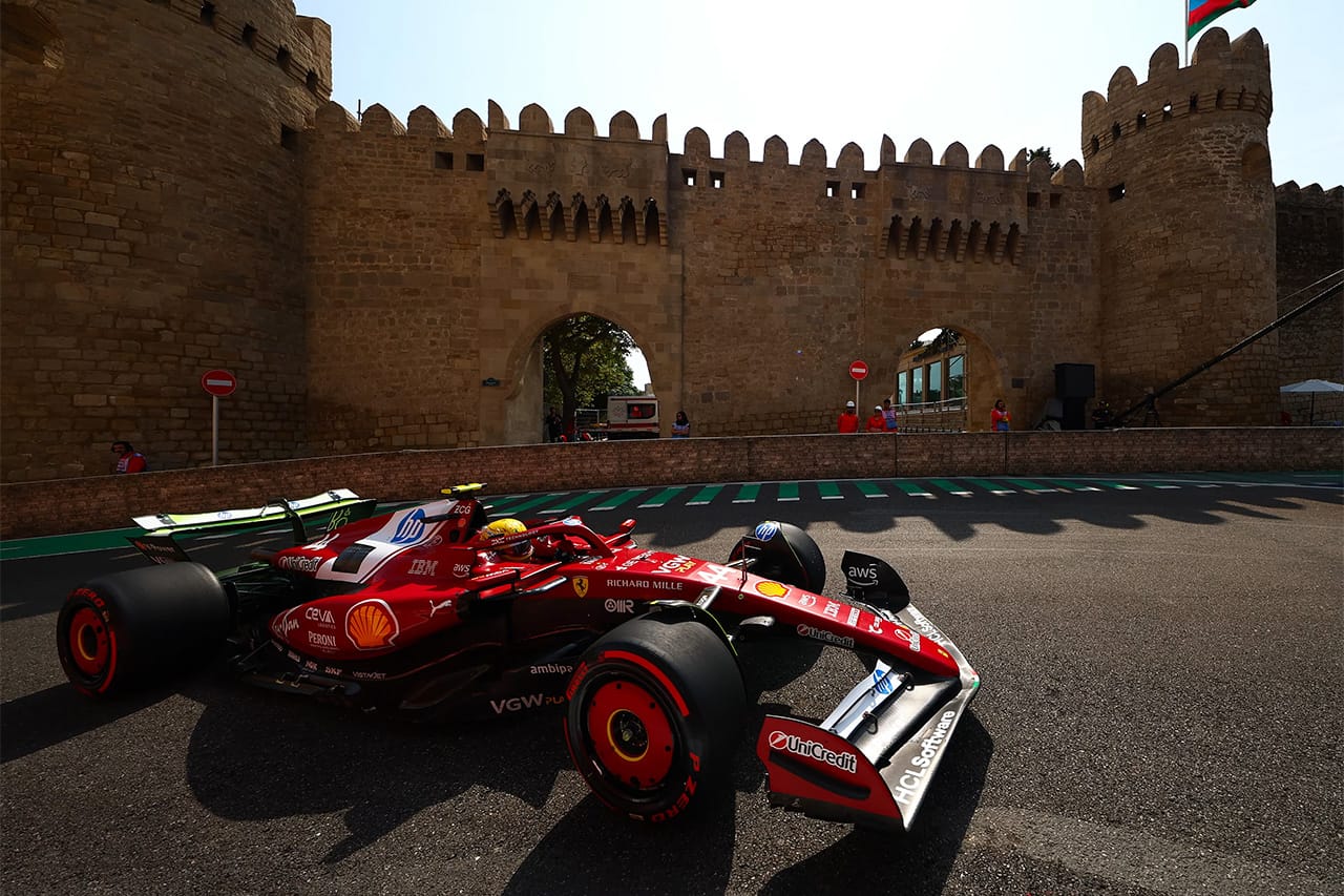 ルイス・ハミルトン（スクーデリア・フェラーリ） F1 アゼルバイジャンGP