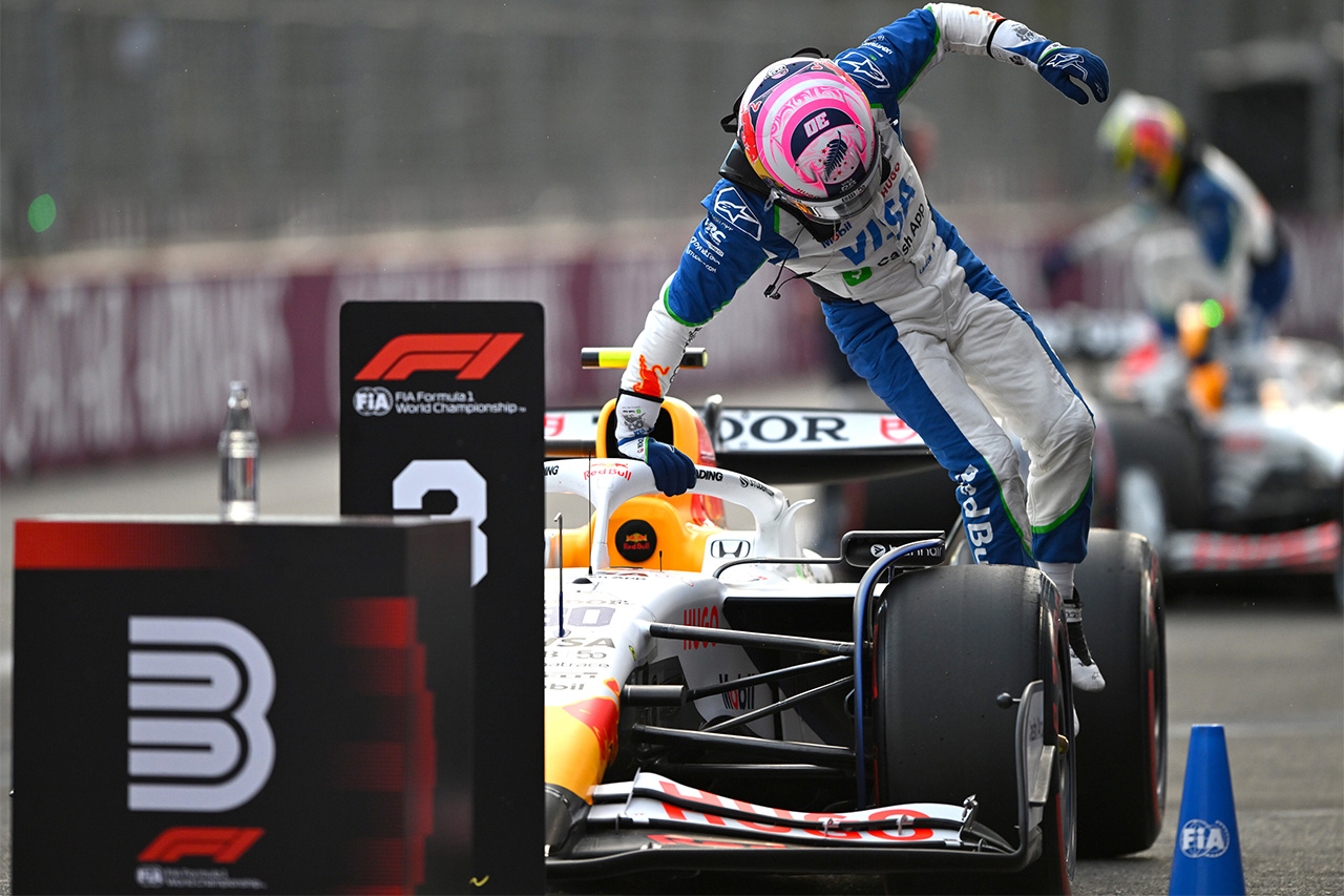 リアム・ローソン ビザ・キャッシュアップ・RB・フォーミュラワン・チーム F1 アゼルバイジャンGP