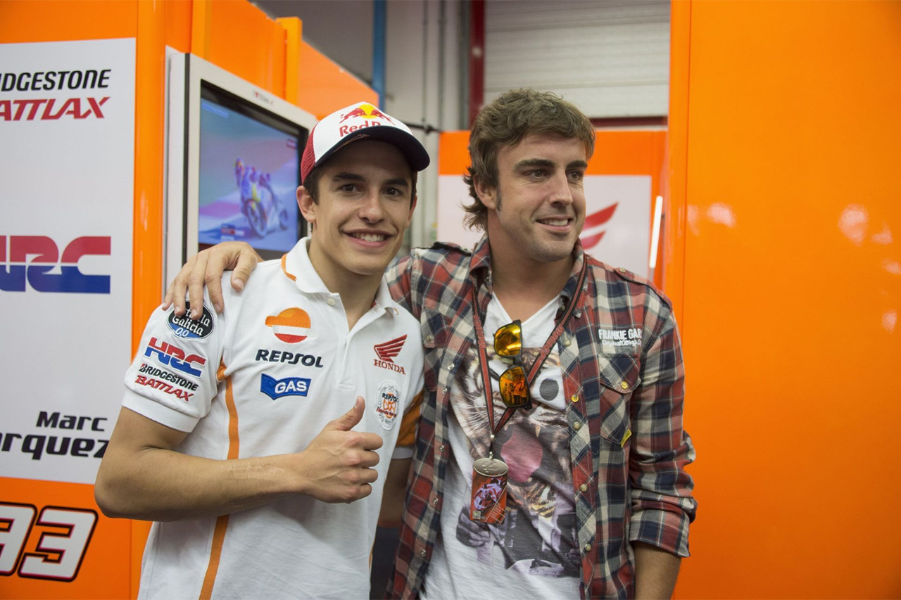 F1 フェルナンド・アロンソ MotoGP マルク・マルケス